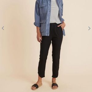 Marine Layer Allison Pant in Black S/P